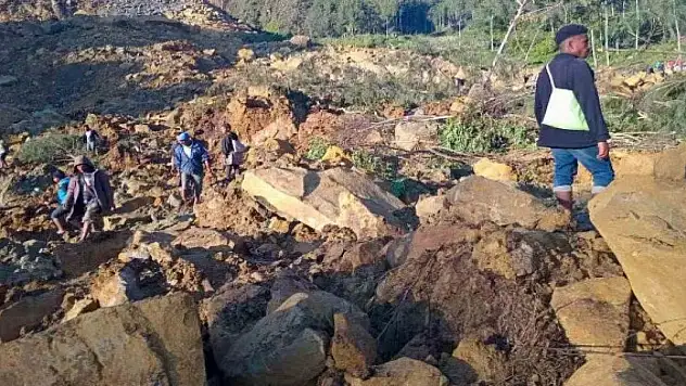 Papua Yeni Gine'de heyelan: Can kaybı 670'in üzerinde
