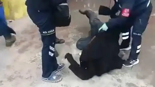 Pazar alanında yangın!