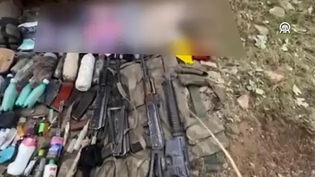 Pençe Yıldırım bölgesinde çok sayıda mühimmat ele geçirildi