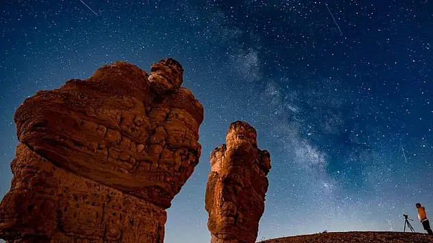 Perseid Meteor Yağmuru Kuşça'da Gökyüzünü Büyüledi