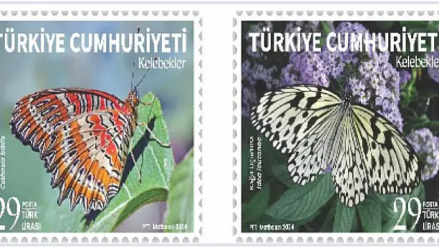 PTT'den 'Kelebekler' konulu anma pulu ve ilk gün zarfı