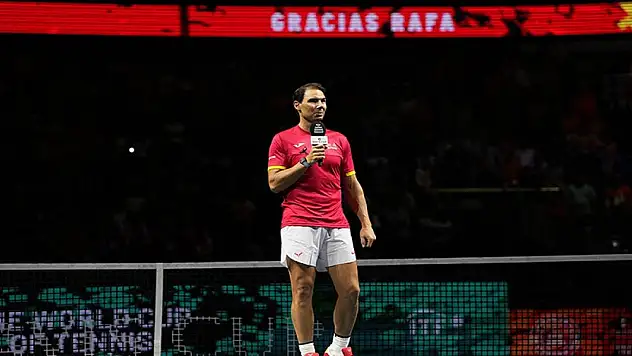 Rafael Nadal, kortlara veda etti