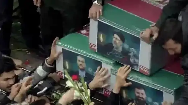 Reisi için Tebriz'de cenaze töreni düzenlendi