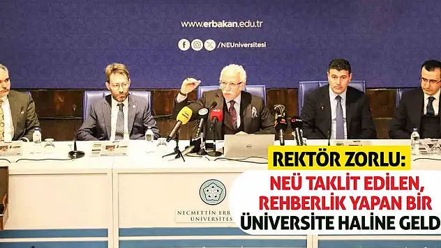 Rektör Zorlu: NEÜ taklit edilen, rehberlik yapan bir üniversite haline geldi!