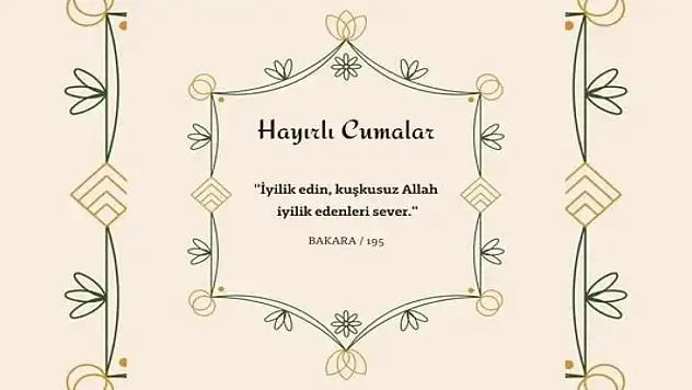 Resimli ve sözlü güzel cuma mesajları