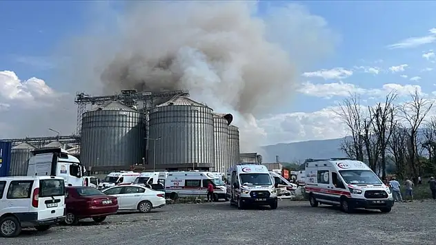 Sakarya'da makarna fabrikasında patlama meydana geldi