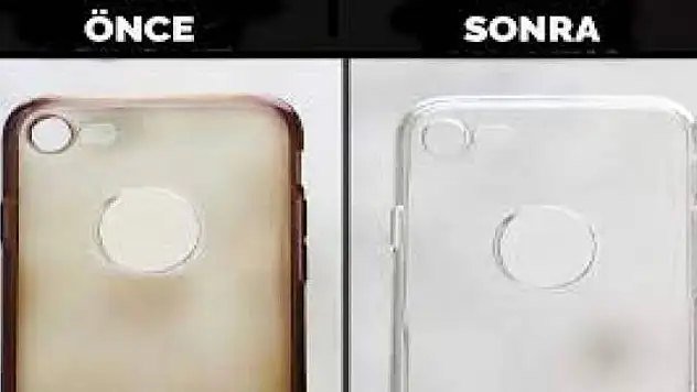 Sararmış silikon telefon kılıfını temizlemenizi sağlayacak yöntem! Işıl ışıl oluyor