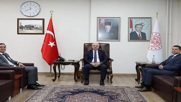 Sayıştay Heyetinden Vali Akın'a Ziyaret