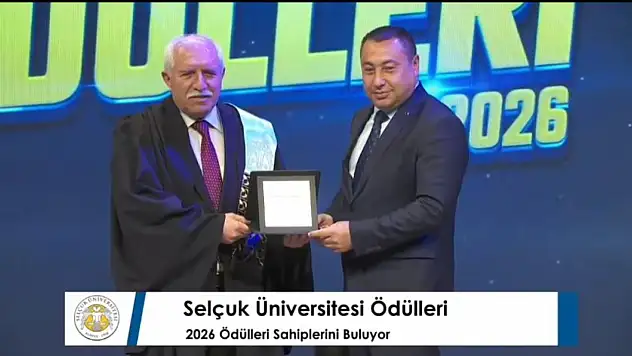 Selçuk Üniversitesi'nden gururlandıran başarı Prof. Dr. Güntürkün'den geldi
