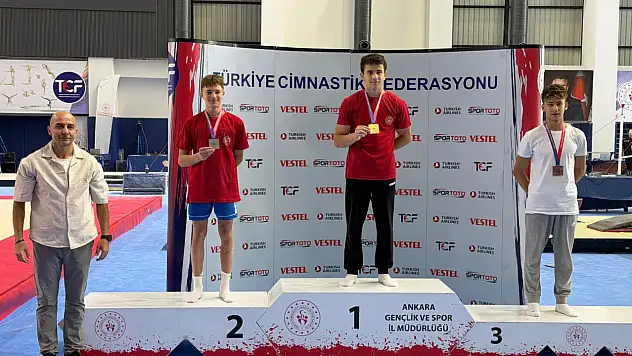 Selçuklu Belediyesporlu Mevlüt'ten çifte madalya