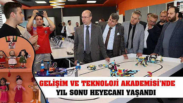 Selçuklu Belediyesi Gelişim ve Teknoloji Akademisi'nde Yıl Sonu Heyecanı Yaşandı