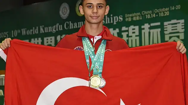 Selçuklu Belediyesporlu sporcu Çin'de Dünya Şampiyonu oldu