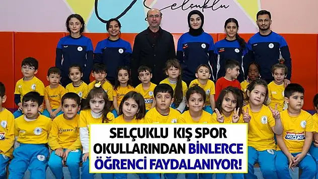 Selçuklu Kış Spor Okullarından Binlerce Öğrenci Faydalanıyor!