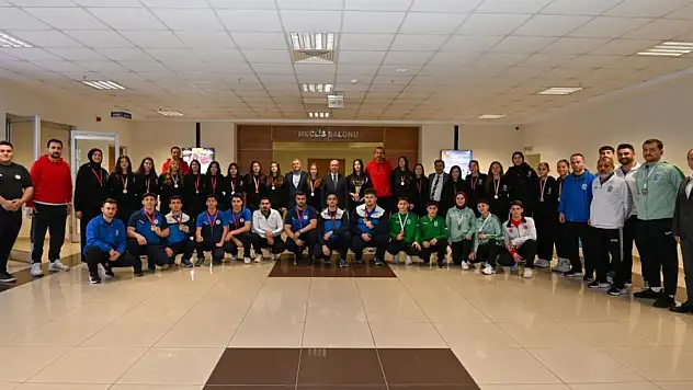 Selçuklu'nun gururu sporcular Başkan Pekyatırmacı'nın konuğu oldu