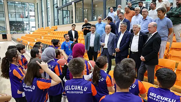 Selçuklu Sporcu Yetiştirme Merkezi'ne üst düzey ziyaret! Tesis tam not aldı!