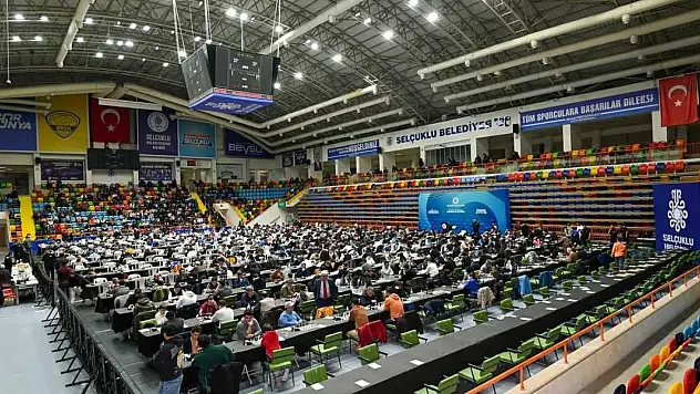 Selçuklu'da 621 sporcu Satranç Turnuvasında hamlelerini yarıştırdı