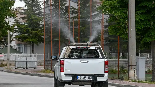Selçuklu'da ilaçlama çalışması yapıldı