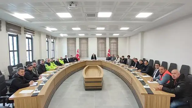 Seydişehir'de kış tedbirleri toplantısı düzenlendi