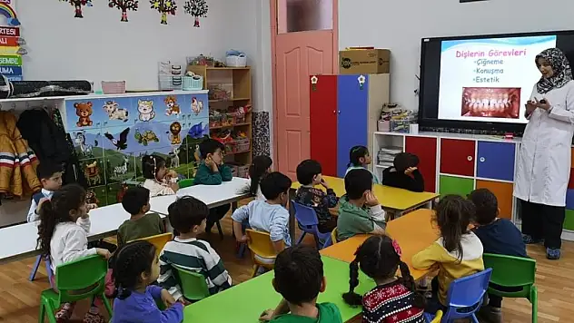 Seydişehir'de öğrencilere ağız ve diş sağlığı eğitimi verildi