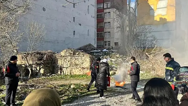 Seydişehir'de personele yangın tatbikat eğitimi verildi