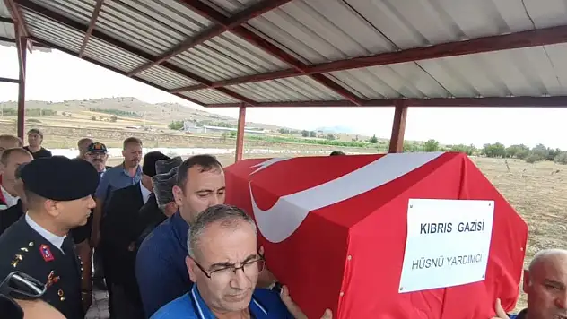 Seydişehir'de vefat eden Kıbrıs gazisine son görev!