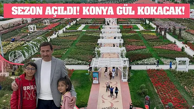 Sezon Açıldı! Konya Gül Kokacak!