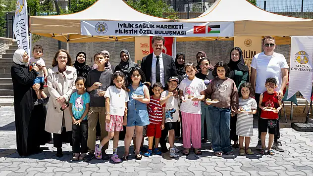 SÜ'den Konya'da misafir edilen Filistinli çocuklara sağlık taraması!
