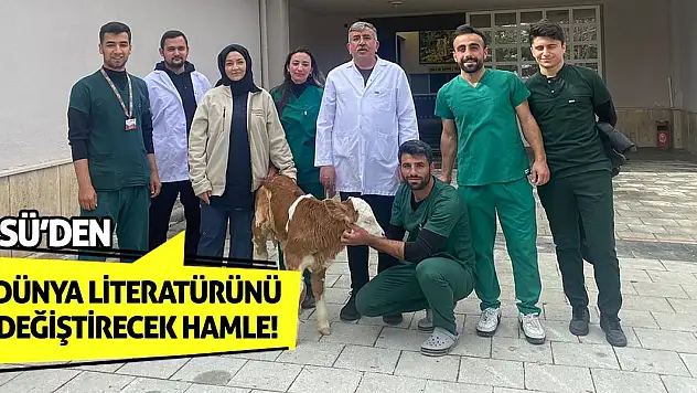 SÜ'den dünya literatürünü değiştirecek hamle!