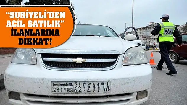'Suriyeli'den Acil Satılık' İlanlarına Dikkat!