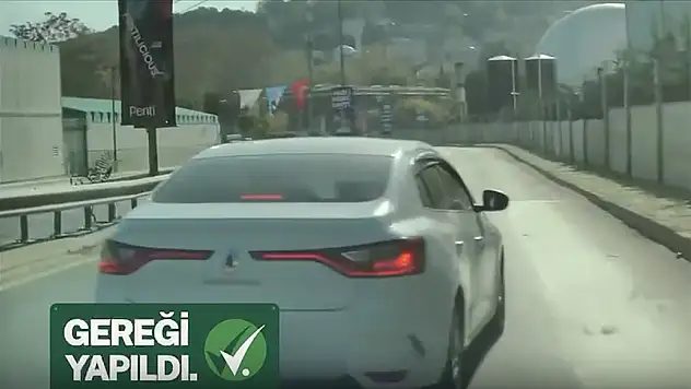 Sürücüleri Tehlikeye Atan Kişiye 'Gereği Yapıldı'!