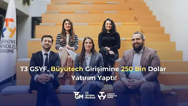T3 Girişim Sermayesi Yatırım Fonu'ndan Büyütech'e 250 bin dolar yatırım