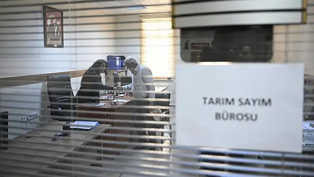 Tarım sayımı için kurulan bürolarda yoğunluk başladı