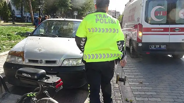 Tavşanlı'da trafik kazası, 2 yaralı