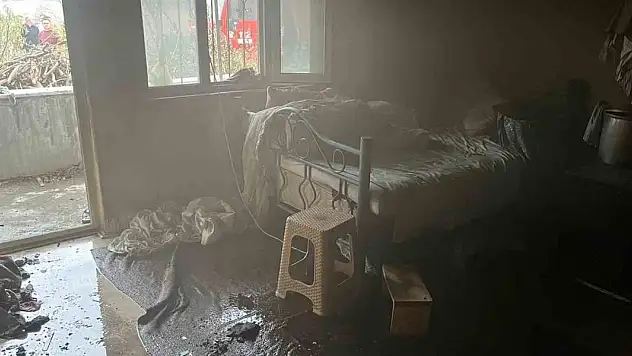 Televizyon evde yangına neden oldu