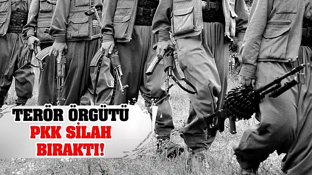 Terör örgütü PKK silah bıraktı!