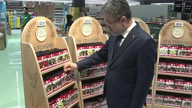 Tescillenen ata tohumları Tarım Kredi marketlerinde satışa sunuldu