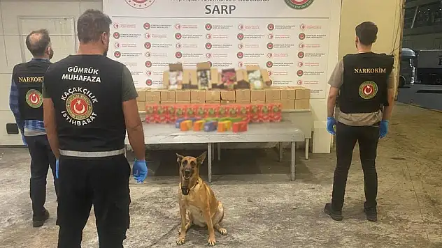 Ticaret Bakanlığı: 310 kilo esrar ile 291 kilo kokain ele geçirildi