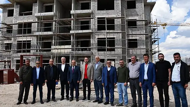 Toplu konut inşaatları ve OSB'de inceleme yapıldı