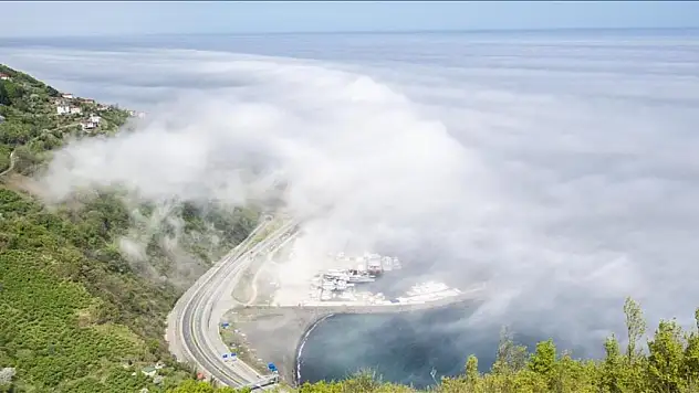 Trabzon'da hava ulaşımına sis engeli