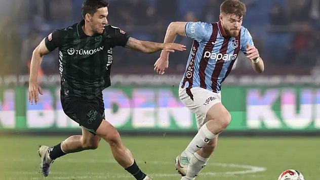Trabzon'da kaybeden Konyaspor iki sıra geriledi