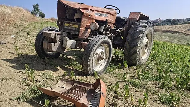 Traktör tarlaya uçtu, 16 yaşındaki çocuk hayatını kaybetti
