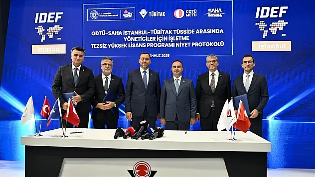 TÜBİTAK'tan IDEF 2025'te 8 önemli işbirliği anlaşması