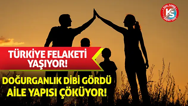 Türkiye felaketi yaşıyor! Doğurganlık dibi gördü, aile yapısı çöküyor!