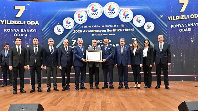 Türkiye'nin '7 Yıldızlı' tek sanayi odası Konya oldu!