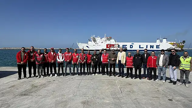 Türkiye'nin Gazze için hazırladığı 21. 'İyilik Gemisi' Mısır'a ulaştı