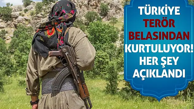 Türkiye terör belasından kurtuluyor! Her şey açıklandı