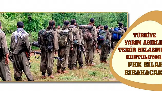 Türkiye yarım asırlık terör belasından kurtuluyor! PKK silah bırakacak!