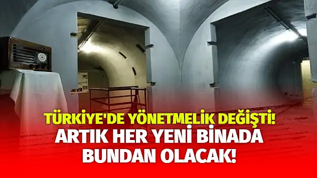 Türkiye'de Yönetmelik Değişti! Artık Her Yeni Binada Bundan Olacak!