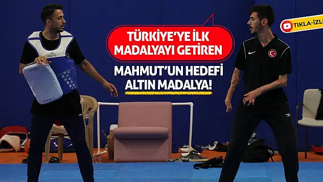 Türkiye'ye İlk Madalyayı Getiren Mahmut'un Hedefi Altın Madalya!
