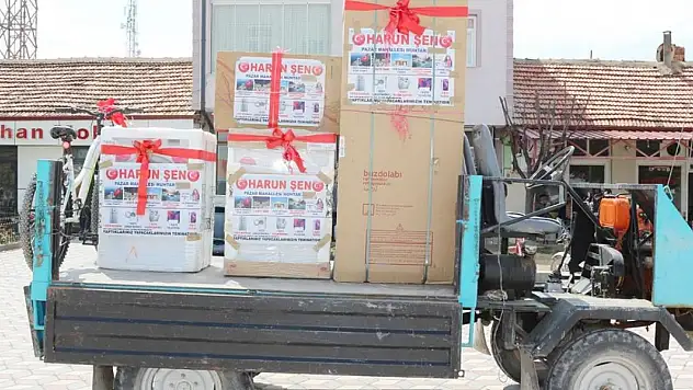 Tuzlukçu'da bir muhtar, seçmenlerine çekilişle hediye dağıttı